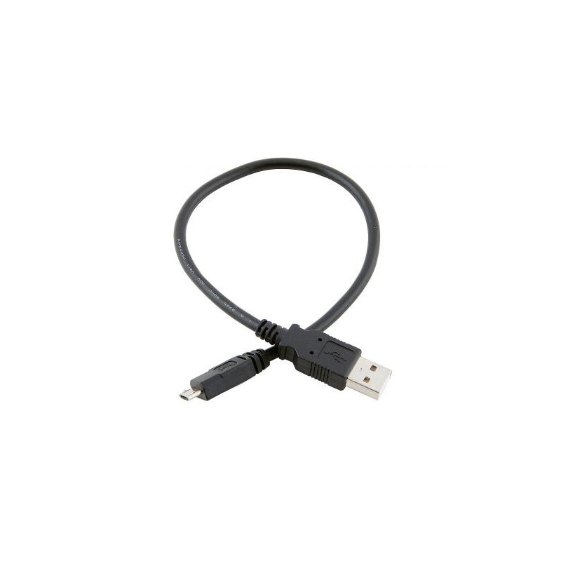 Кабель Atcom USB - micro USB V 2.0 (M/M), 0.8 м, чорний (9174) пакет