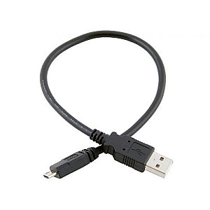 Кабель Atcom USB - micro USB V 2.0 (M/M), 0.8 м, чорний (9174) пакет