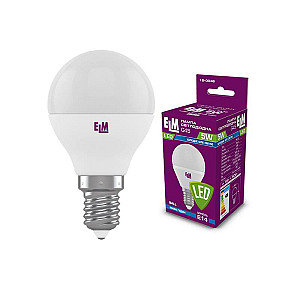 Лампа світлодіодна куля ELM 5W E14 4000K (18-0046)