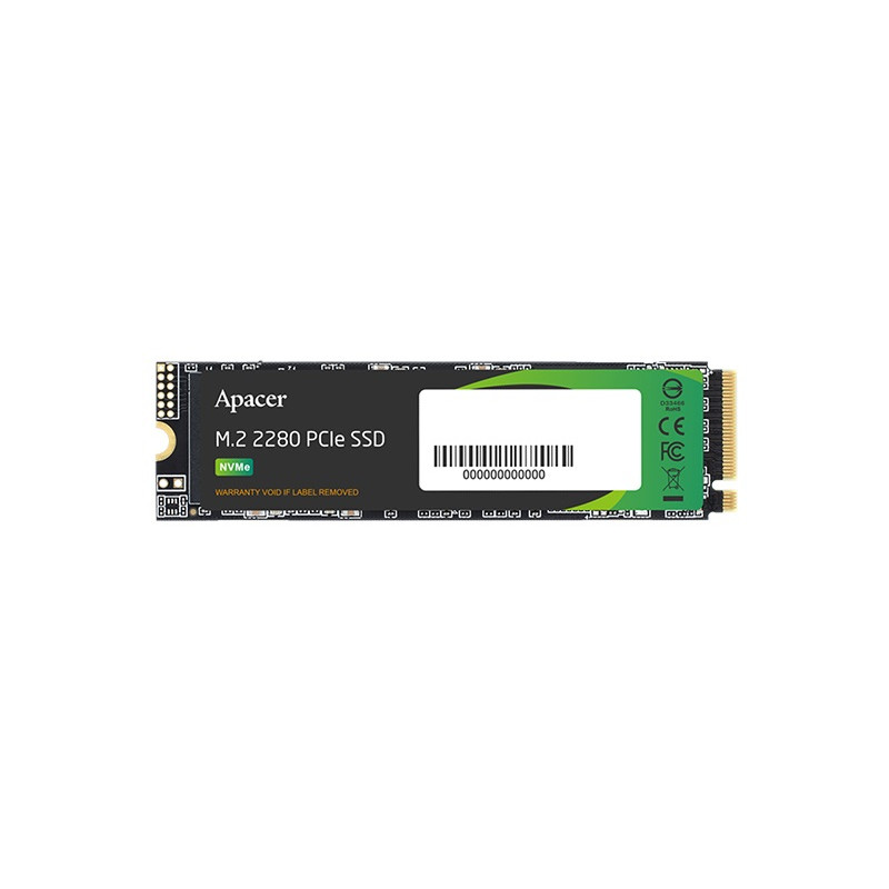 Накопичувач SSD 512GB Apacer AS2280P4X M.2 PCIe 3.0 3D TLC (AP512GAS2280P4X-1)