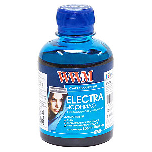 Чорнило WWM EPSON Universal Electra для Epson серій Stylus C/CX, T/TX, S/SX Stylus Office B/BX, T/TX, Stylus Photo Stylus Photo R/RX, T/TX, P/PX Cyan (EU/C) 200г