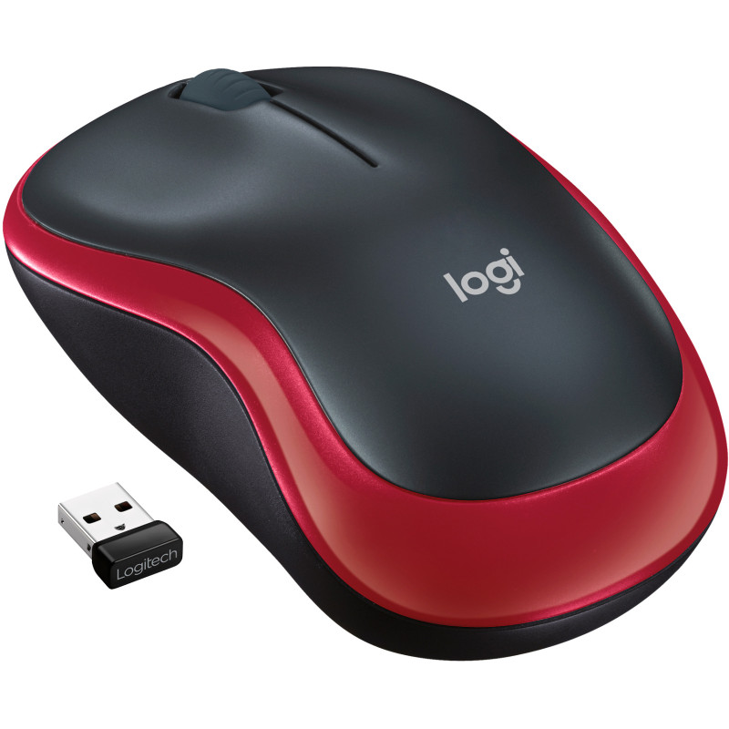 Миша бездротова Logitech M185 Red (910-002240)
