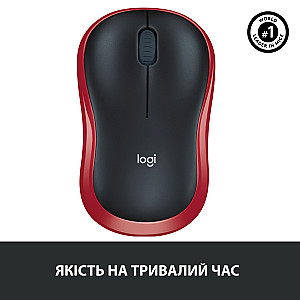 Миша бездротова Logitech M185 Red (910-002240)