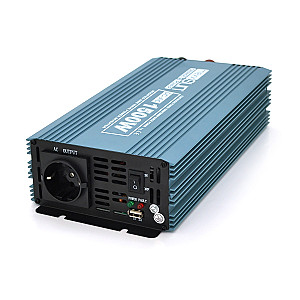 Інвертор напруги Mexxsun MXS-1500, 12V/220V, 1500W (MXS-1500-12M/29229)