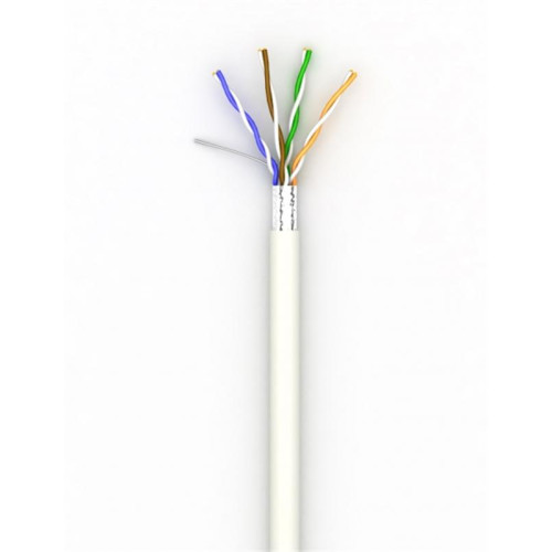 Кабель вита пара OK-Net КПВЭ-ВП (200) FTP, CAT5е, 4х2х0.51, бухта 305м