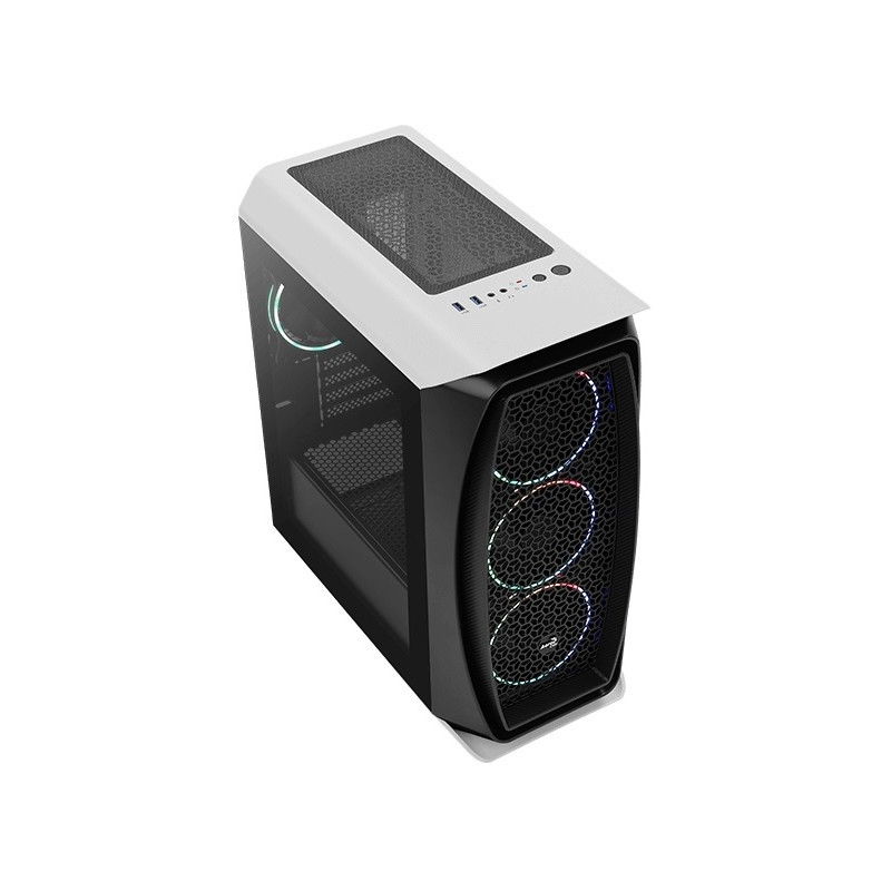 Корпус AeroCool Aero One Mini Eclipse-G-WT-v1 (ACCS-PB18143.21) Black/White без БЖ