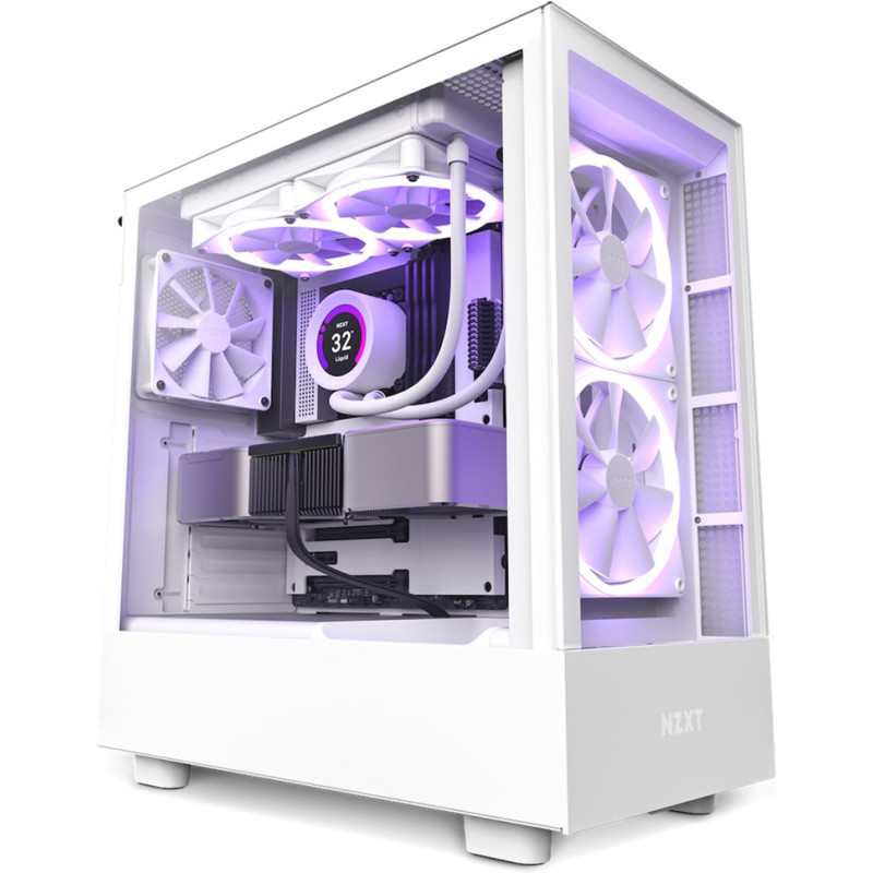 Корпус NZXT H5 Elite White (CC-H51EW-01) без БЖ