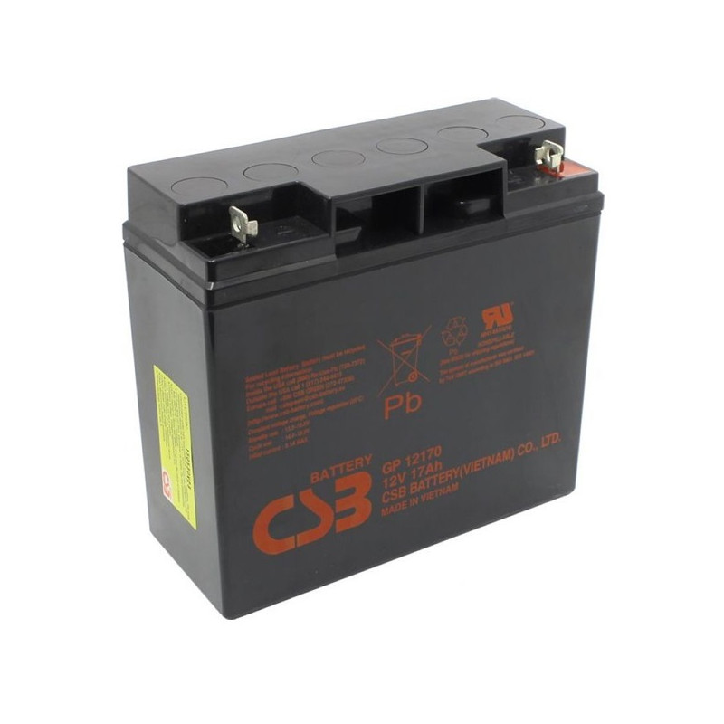 Акумуляторна батарея CSB 12V 17AH (GP12170B1/11644) AGM
