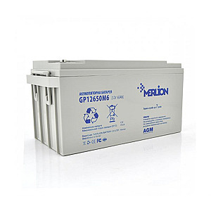 Акумуляторна батарея Merlion 12V 65AH (GP12650M6/09414) AGM