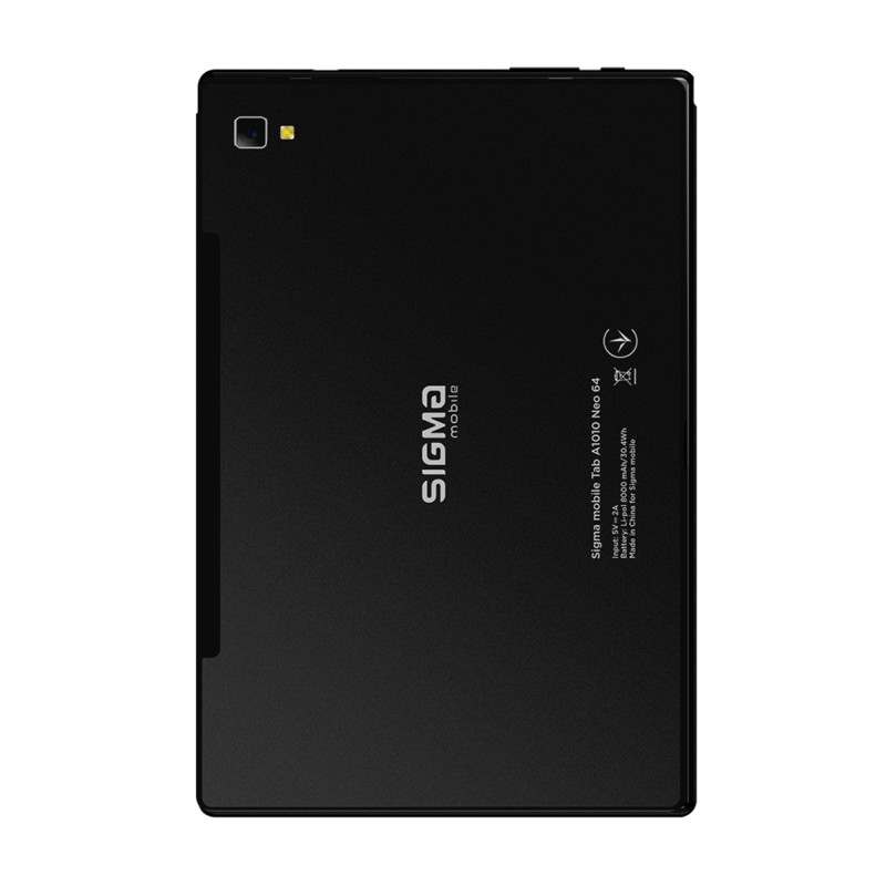 Планшет Sigma mobile Tab A1010 Neo 4/64GB 4G Dual Sim Black+чохол-книжка