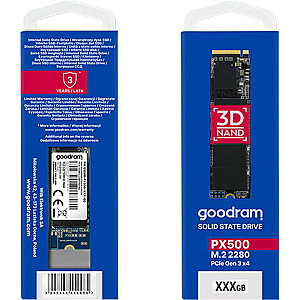 Накопичувач SSD 1TB GOODRAM PX500 M.2 2280 PCIe 3.0 x4 NVMe 3D TLC (SSDPR-PX500-01T-80-G2)
