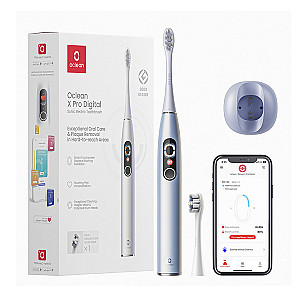 Розумна зубна електрощітка Oclean X Pro Digital Electric Toothbrush Glamour Silver (6970810552560)