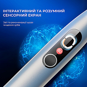 Розумна зубна електрощітка Oclean X Pro Digital Electric Toothbrush Glamour Silver (6970810552560)