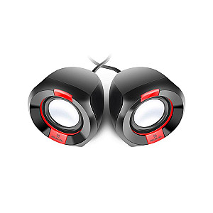 Акустична система REAL-EL S-50 Black/Red