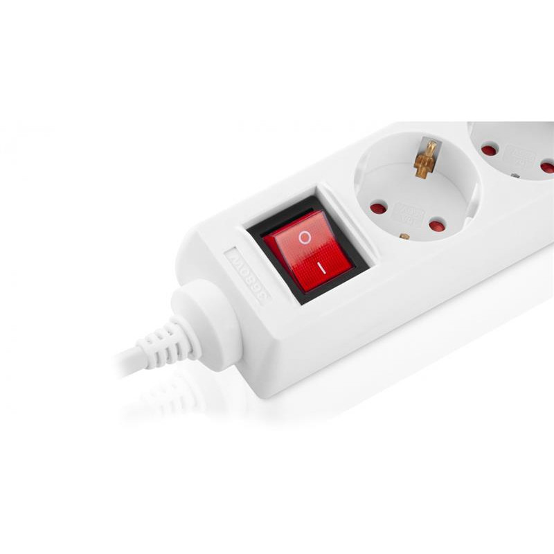 Фільтр живлення REAL-EL RS-6 Protect M 5м White (EL122300035)