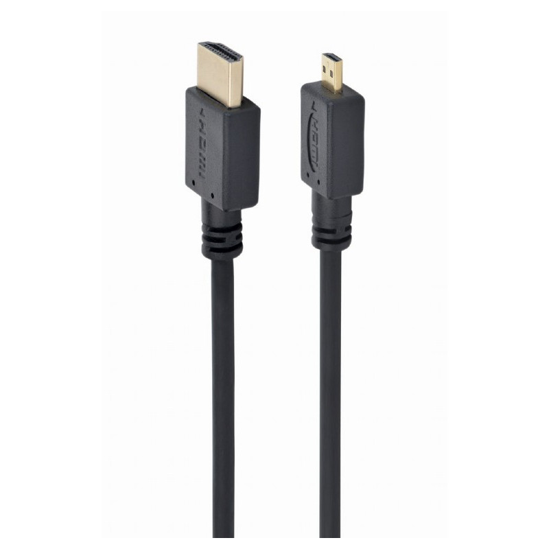 Кабель Cablexpert HDMI - micro-HDMI V 2.0 (M/M), 1.8 м, чорний (CC-HDMID-6) пакет