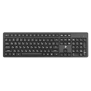 Комплект (клавіатура, мишка) бездротовий 2E MK420 (2E-MK420WB) Black