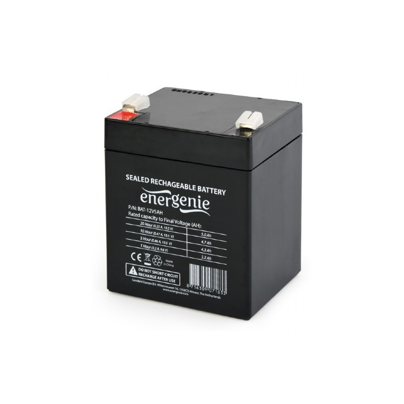 Акумуляторна батарея EnerGenie 12V 5AH (BAT-12V5AH) AGM