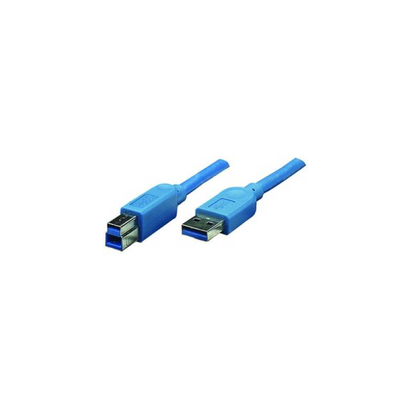 Кабель Atcom USB - USB Type-B V 3.0 (M/M), 3 м, blue (12824)