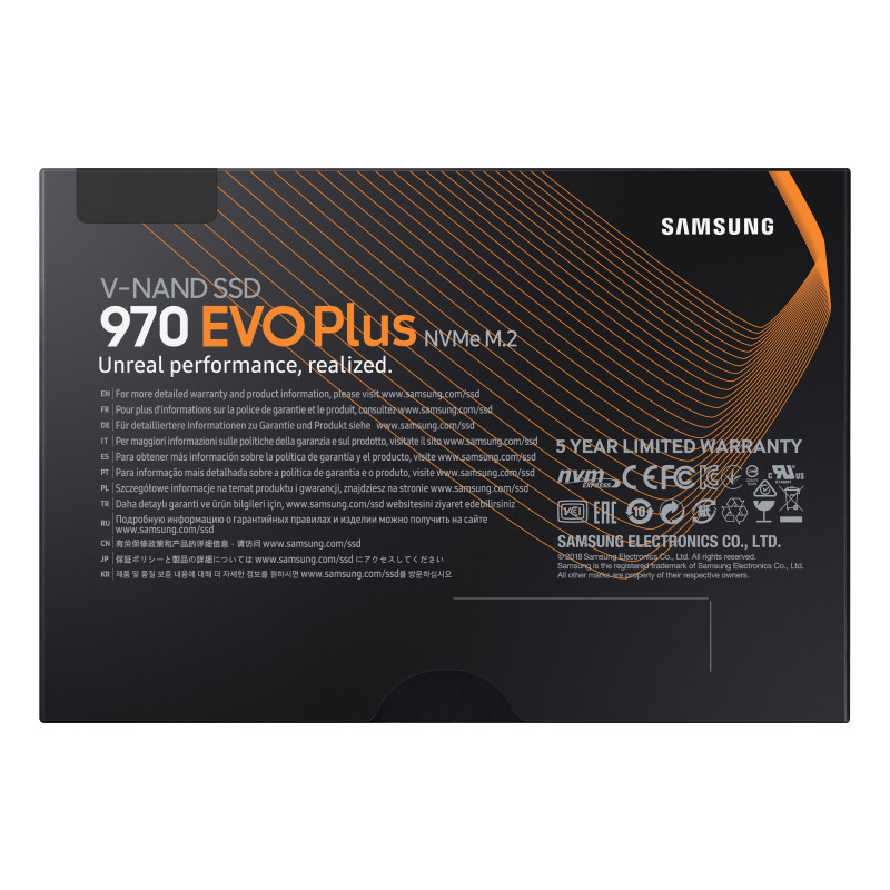 Накопичувач SSD  250GB Samsung 970 EVO Plus M.2 PCIe 3.0 x4 V-NAND MLC (MZ-V7S250BW)