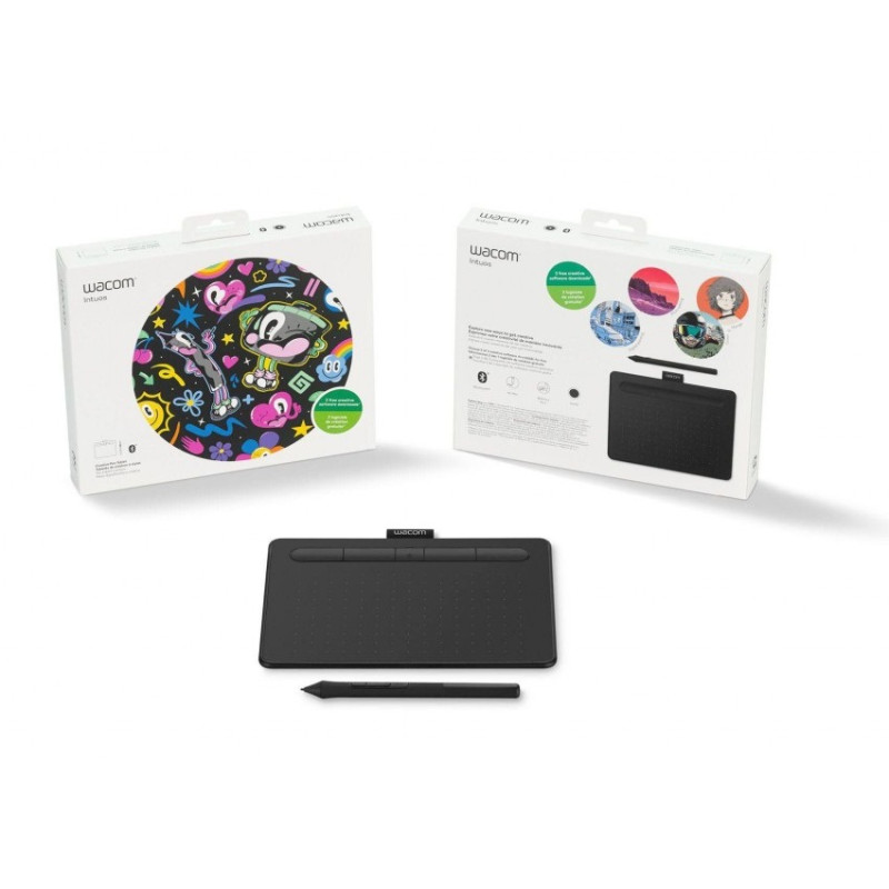 Графічний планшет Wacom Intuos S Bluetooth Black (CTL-4100WLK-N)