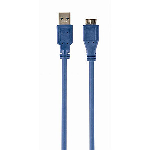 Кабель Gembird USB - microUSB Type-B (M/M), 1.8 м, синій (CCP-mUSB3-AMBM-6)