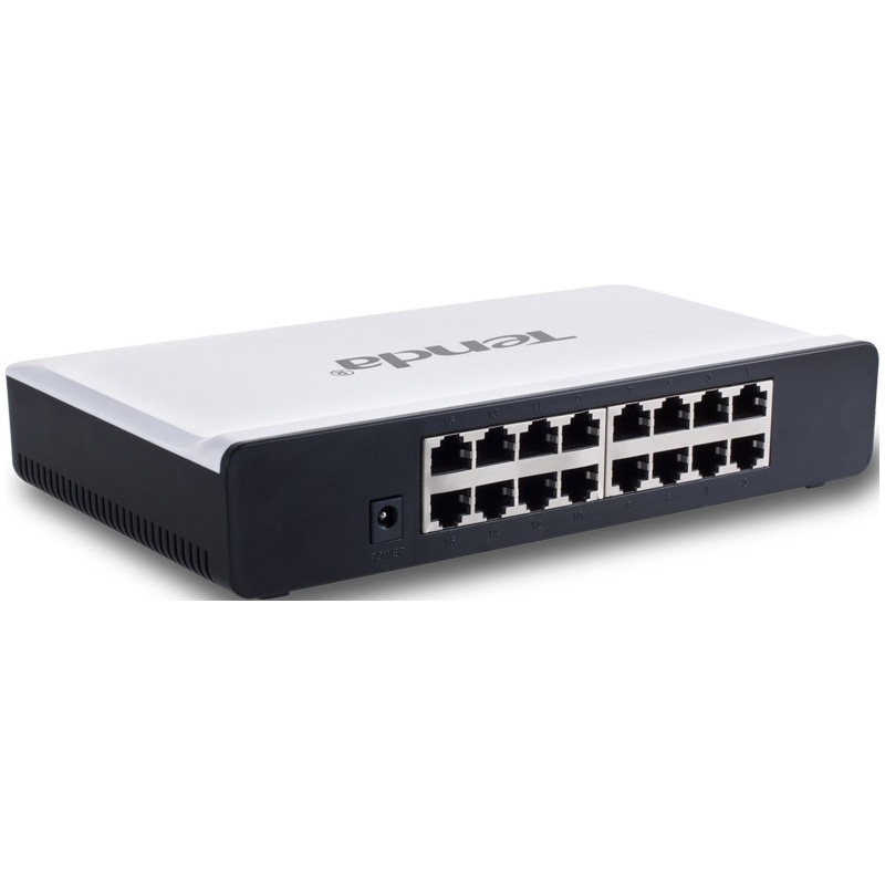 Комутатор Tenda S16 (16-port 10/100 desktop case)