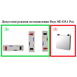 Акумуляторна батарея Deye SE-G5.1 Pro 51.2V 100AH (SE-G5.1)