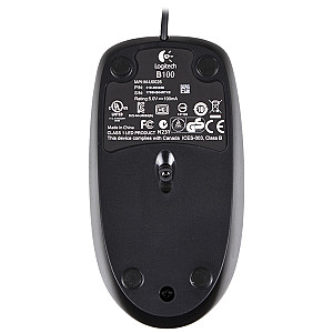 Миша Logitech B100 Black (910-003357)