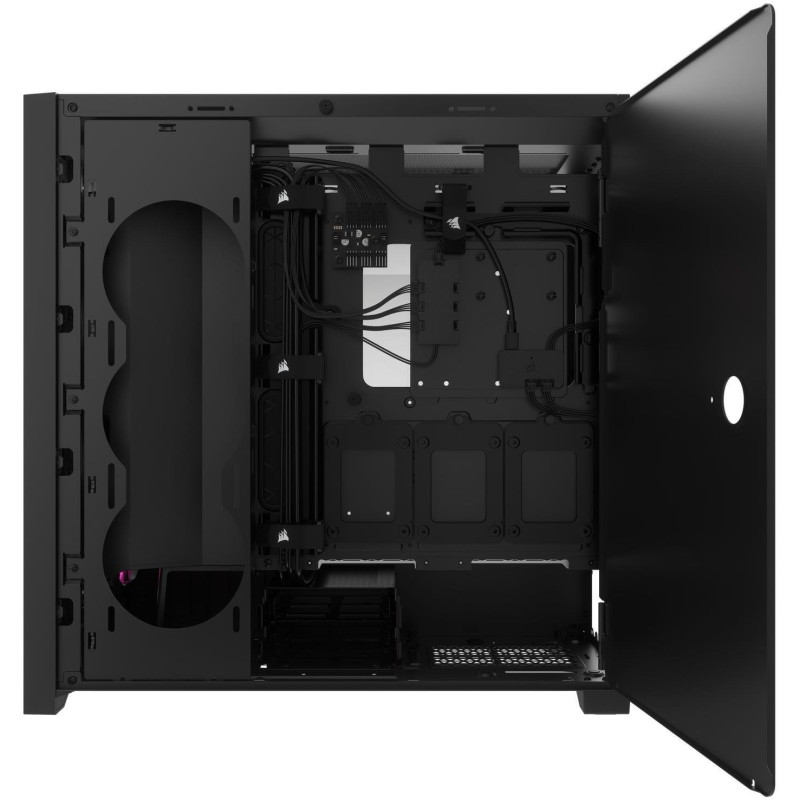 Корпус Corsair iCUE 5000D RGB AirFlow Tempered Glass Black (CC-9011242-WW) без БЖ