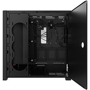 Корпус Corsair iCUE 5000D RGB AirFlow Tempered Glass Black (CC-9011242-WW) без БЖ