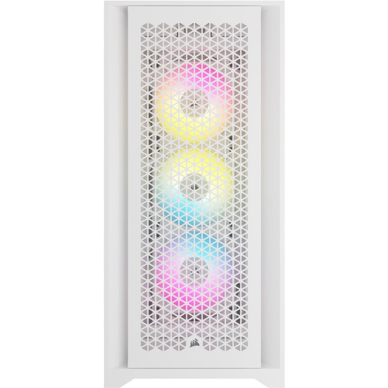 Корпус Corsair iCUE 5000D RGB AirFlow Tempered Glass White (CC-9011243-WW) без БЖ