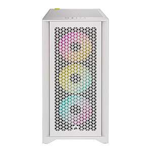 Корпус Corsair iCUE 4000D RGB AirFlow Tempered Glass White (CC-9011241-WW) без БЖ