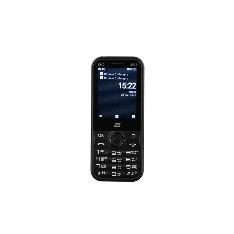 Мобiльний телефон 2E E240 2022 Dual Sim Black (688130245159)