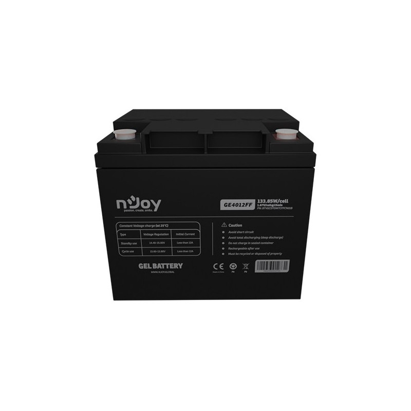Акумуляторна батарея Njoy GE4012FF 12V 40AH (BTVGCDTOMTCFFCN01B) GEL