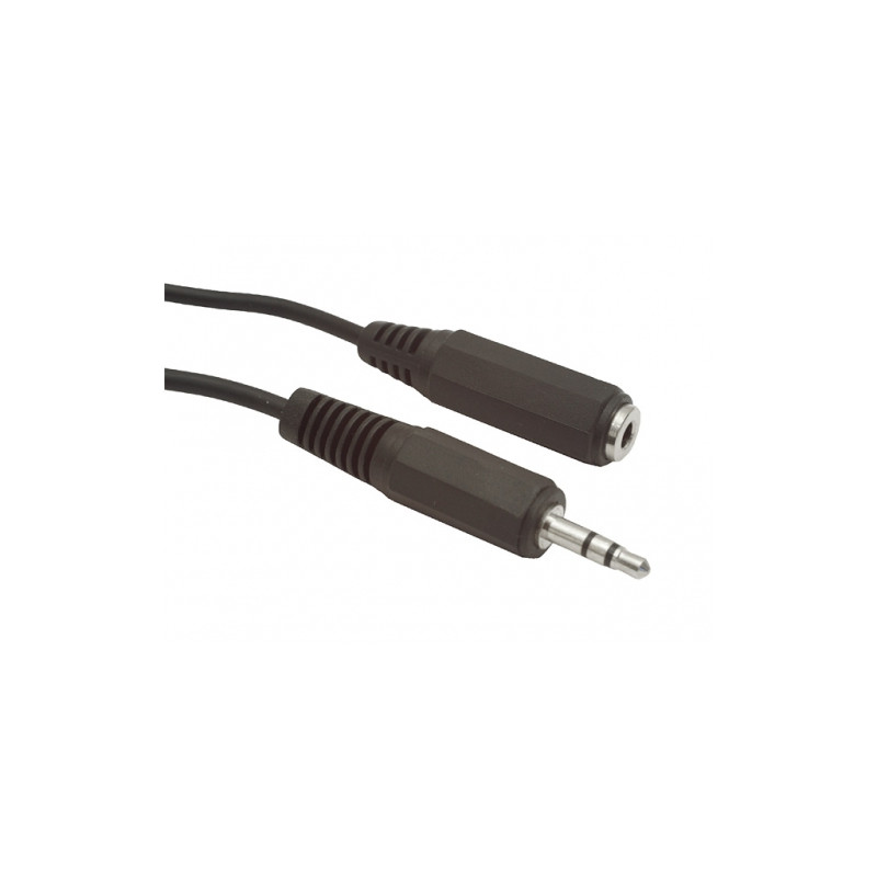 Аудіо-кабель Cablexpert 3.5 мм - 3.5 мм (M/F), 1.5 м, чорний (CCA-423)