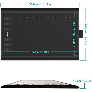 Графічний планшет Huion New 1060Plus + рукавичка