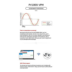 Автономний сонячний інвертор Must 3000W 24V 60A (PV18-3024VPM)