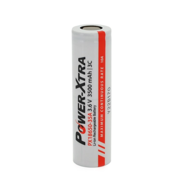 Акумулятор Power-Xtra 18650 Li-Ion 3500 mAh White