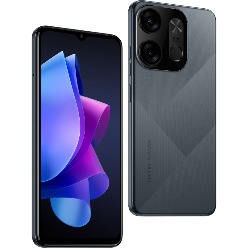 Смартфон Tecno Spark Go 2023 (BF7) 4/64GB Dual Sim Endless Black (4895180793011)