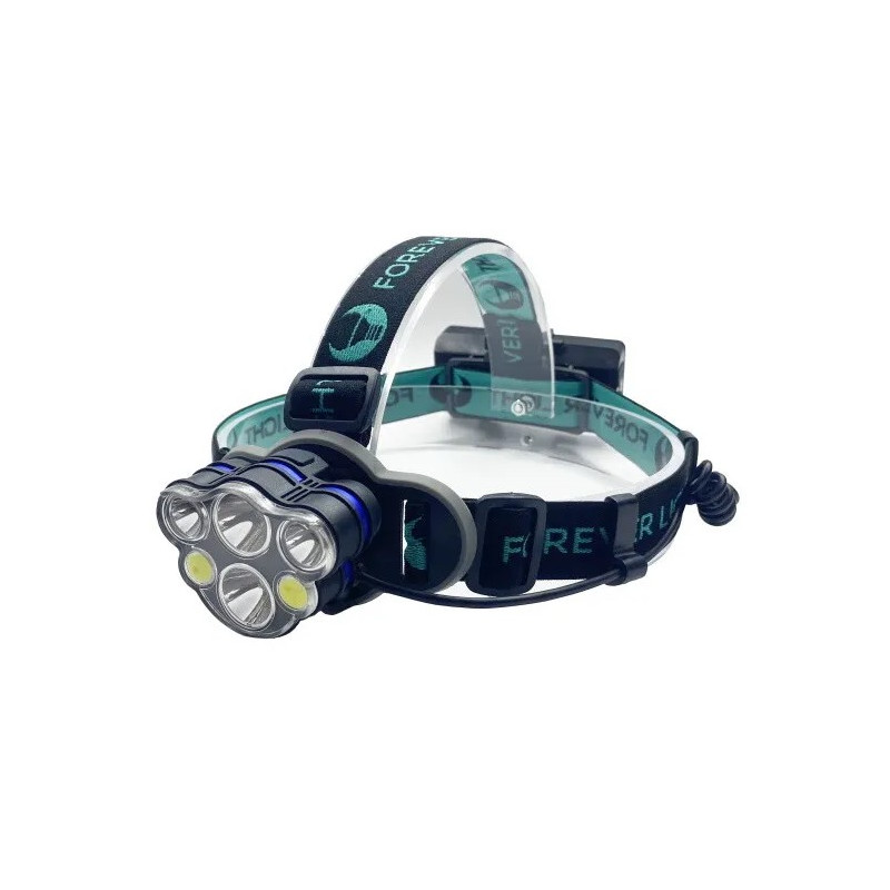 Налобний ліхтар Forever Light Ultra T6 2x 10W + XP-E 2x 3W 500lm 2x 18650 1200mAh (5900495921079)
