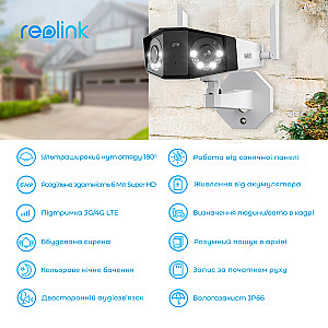 IP камера Reolink Duo 2 LTE