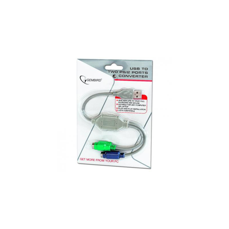 Контролер USB-2xPS/2 Cablexpert  (UAPS12)