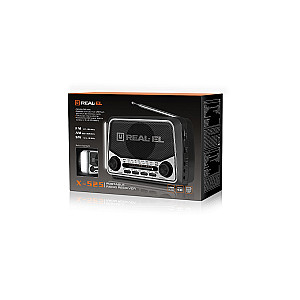 Радіоприймач REAL-EL X-525 Grey