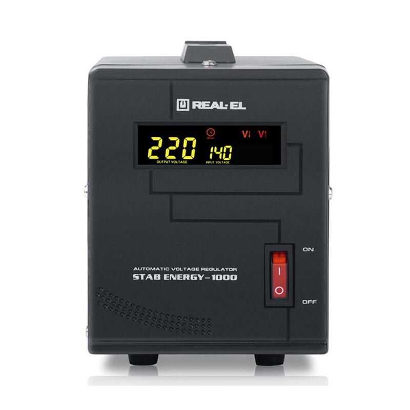 Стабілізатор REAL-EL Stab Energy-1000 Black