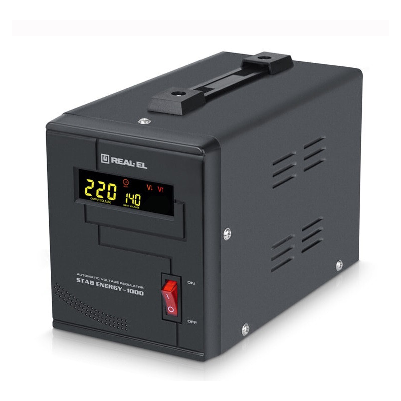 Стабілізатор REAL-EL Stab Energy-1000 Black