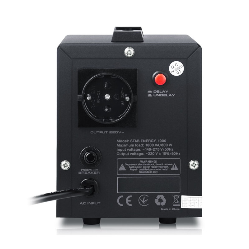 Стабілізатор REAL-EL Stab Energy-1000 Black