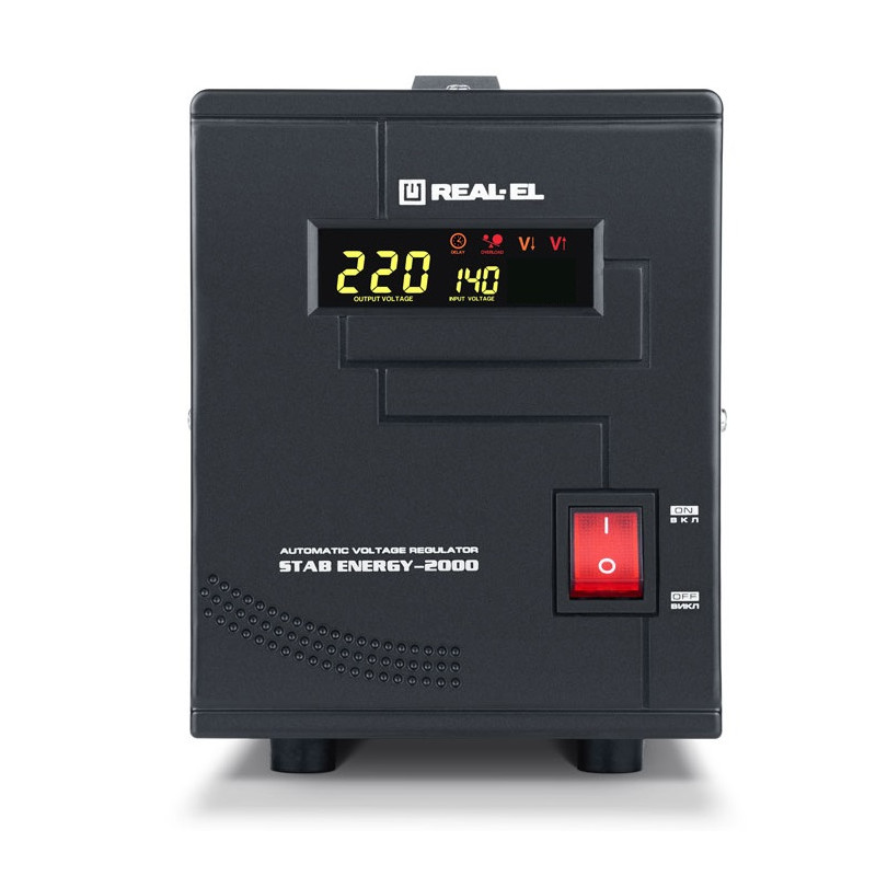 Стабілізатор REAL-EL Stab Energy-2000 Black