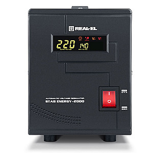 Стабілізатор REAL-EL Stab Energy-2000 Black
