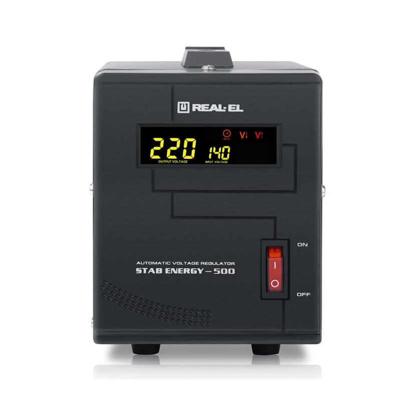 Стабілізатор REAL-EL Stab Energy-500 Black